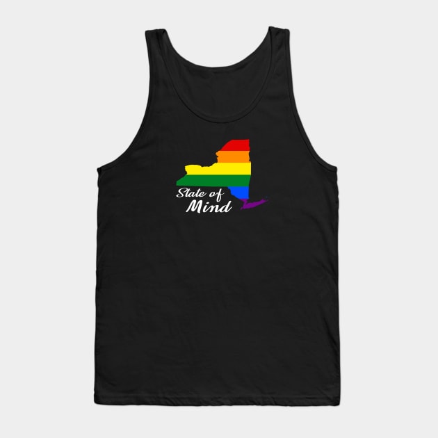 New York State of Mind | LGBTQ Rainbow Pride Tank Top by jpmariano